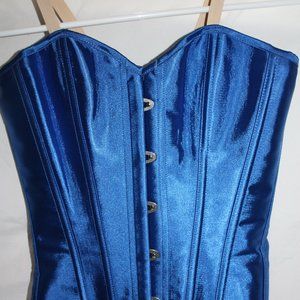 Blue Corset With straps